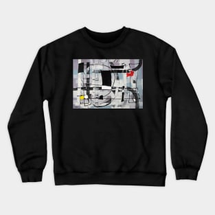 Expressive automatism abstract 907 Crewneck Sweatshirt